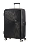 AMERICAN TOURISTER Soundbox 4-WHEEL 77CM Large Spinner Expandable Suitcase Black