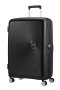 American Tourister Soundbox 4-wheel 77cm Large Spinner Expandable Suitcase Black