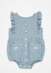 PoP Candy Gingham Romper - Blue
