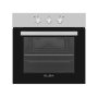 ELBA 60CM MULTIFUNCTION ELECTRIC OVEN WITH S/S PANEL AND BLACK GLASS FINISH 04/T60-3