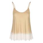 LaCie Lace Trim Cami - Beige Free