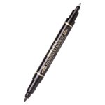 Sublime Permanent Marker Twin Tipped Black Pack Of 12 – N75W -ae