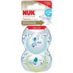 NUK Genius Silicon Soother Blue 6-18 Months 2 Pack