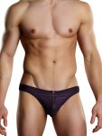 Stretch Lace Bong Thong - Black