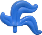 Parts Minifigure Plume Feather Triple 4502B - Blue