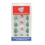 Edible Christmas Decorations Pack Of 12