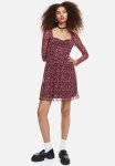Mesh Dress - Multi Red