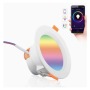 Smart LED Downlight For Home Automation Tuya Zigbee Rgbwc 10W