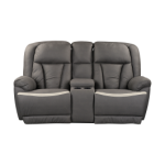 Rhapsody MK2 2 Seater Recliner Couch With Console Dark Grey