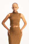Tiana Sleeveless Crop Top - XS
