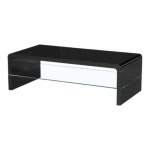 Smte Arch Wood Coffee Table Nature Black With Keychain
