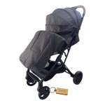 Smte-travel System Baby Stroller Jogger Pram With Smte Keychain Grey