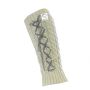 Knitted Winter Leg Warmer For Women Sport Socks X-o/wht