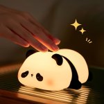Pangda Gift Silicone Pat Lamp LED Bedside Lamp Christmas Pat Silicone Night Light Charging Companion Sleep Lamp Outdoor Camping