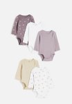 5-PACK Long-sleeved Bodysuits - Multi