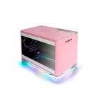 Inwin A1 Plus Mini-itx Gaming Case With 650 Watt Psu – Pink