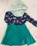 Purple And Turquoise Unicorn Dress 3 6Y