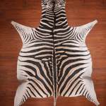 Bold-striped Zebra Hide Rug 308 X 215 Cm No. A-089