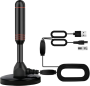 Portable HD Tv Antennas - With 2 Amplifier Signal Booster Support 4K