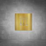 Kitchen Sign D01 - Brushed Brass