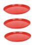 Large Plastic Chicken Feeder Plate-pack Of 3