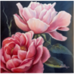 Cushion Cover Flowers Upward
