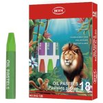 7CM Oil Pastel Set 18 Vibrant Colours