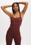 Cotton On Ultra Soft Striaght Leg Onesie - Cappuccino