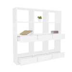 Marley Wooden Bookcase White