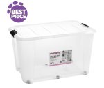 Buy 10 Mambos Clear 90L Rolling Box Save R250