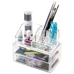 Cosmetics Organiser Crystal Slots With Drawers Empty