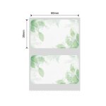 NB460 - - B1 B21 B3S B4 - 50X30MM - 230 Green Leaf Labels