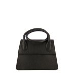 Top Handle Loop Bag -black