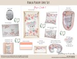 Cot Duvet Bedding Koala Peachy Love Set