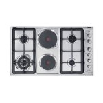 ELBA Classic 90CM 4 Gas Burner Hob With 2 Electric Plates