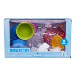 11 Piece Metal Pot Set