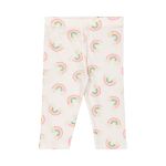 Younger Girl Foil Printed Cropped Legging