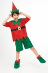 Kids Christmas Elf Suit 5 To 8 Years