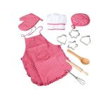 Chef Set For Kids 11 Pieces Kitchen Costume Role Play Kits