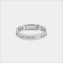 Diesel Engraved Logo Stainless Steel Bracelet
