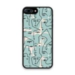 Custom Printed Tpu Cases - Apple Iphone 7 Plus Apple Iphone 8 Plus & 39 Blue Line Face& 39 By