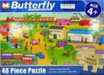 Butterfly 48PC Transport Wooden Puzzle