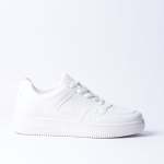 Flat Sneaker - 8 White