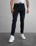 Iconic Matte Blue Jeans - W42 L34 Blue
