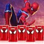 10PCS Marvel Spider-man Plastic Gift Bags Marvel Hero Themed Party Candy Bags Disposable Gift Bags