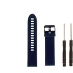 Silicone Plain Watch Strap - Garmin Venu/ Vivomove 3/ Vivoactive 3/ Forerunner 245/ Forerunner 645 Navy