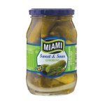 Miami Sweet & Sour Gherkins 380G
