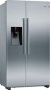 Bosch KAI93VI304 Series 4 Freestanding Counter Depth Side By Side Fridge 386L Stainless Steel