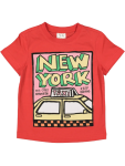 Red New York City Graphic T-Shirt - 6 7 Red