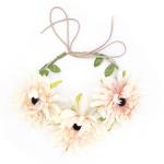 Pink And White Flower Headband